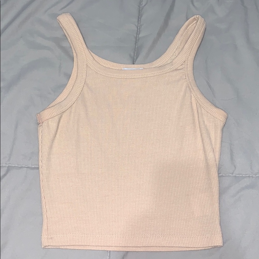 Princess Polly Wild Eyes tan tank